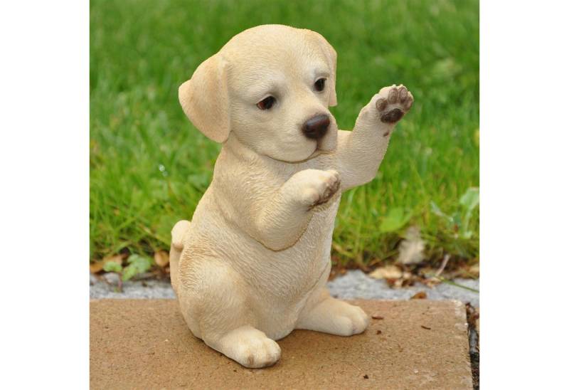 dazikemo Gartenfigur Dekofigur Gartenfigur Labrador Welpe von dazikemo