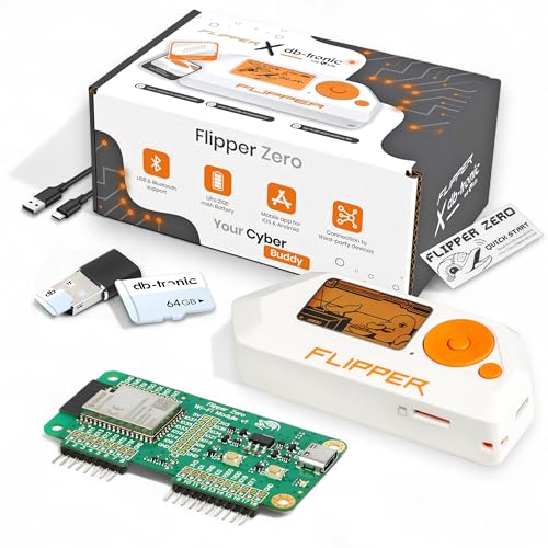 Flipper Zero WiFi Set | Flipper Zero | WiFi-Board | 64GB Speicherkarte | USB-Kartenleser Flipper Zero WiFi Set | Flipper Zero | WiFi-Board | 64GB Speicherkarte | USB-Kartenleser von db-tronic