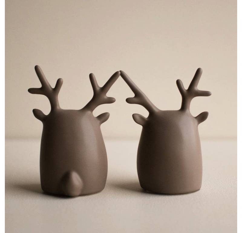 dbkd Dekoobjekt Deer Twins 2er Set - dust dbkd Dekoobjekt Deer Twins 2er Set - dust von dbkd