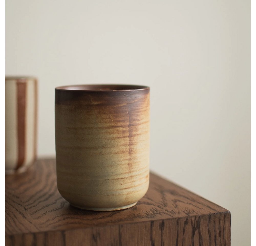 dbkd Dekoobjekt Duftkerze Burn - creme/brown von dbkd