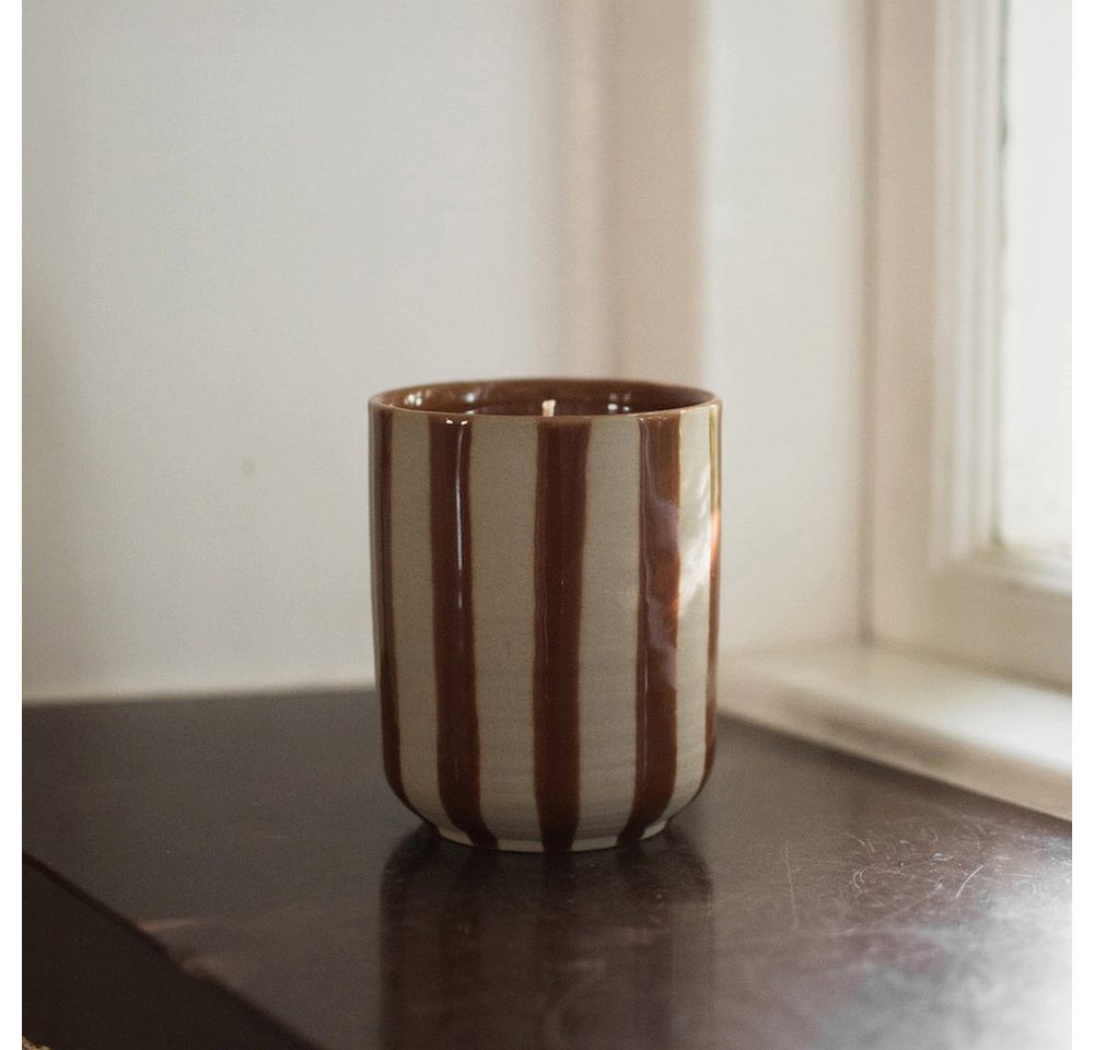 dbkd Dekoobjekt Duftkerze Burn - stripe nougat von dbkd