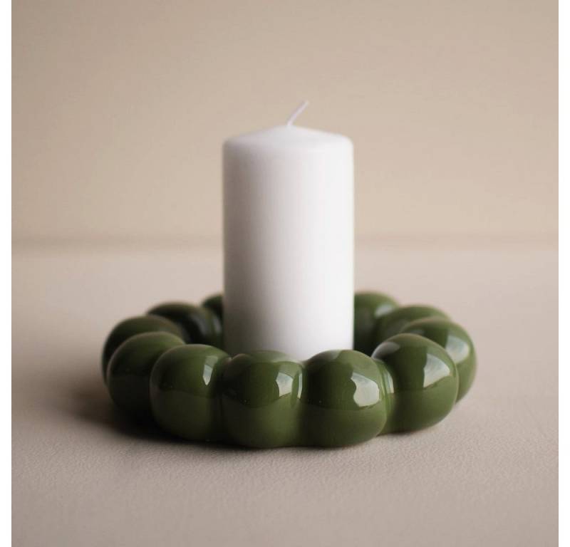 dbkd Dekoobjekt Kerzenteller Bright - shiny green dbkd Dekoobjekt Kerzenteller Bright - shiny green von dbkd