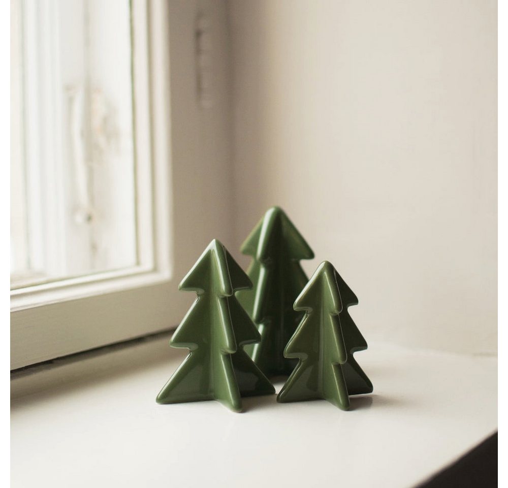 dbkd Dekoobjekt Weihnachtsdeko Winter Tree - grün von dbkd