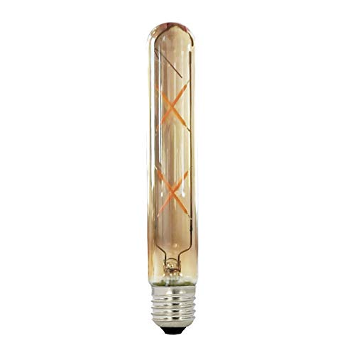 Vintage Edison Retro Schraube LED Leuchtmittel dimmbar/nicht-dimmbar Deko Spirale-Lampe E27 220–240 V Bernstein Warm weißen Lichtern UK Beleuchtung, T185 4W E27 LED von dc Voltage