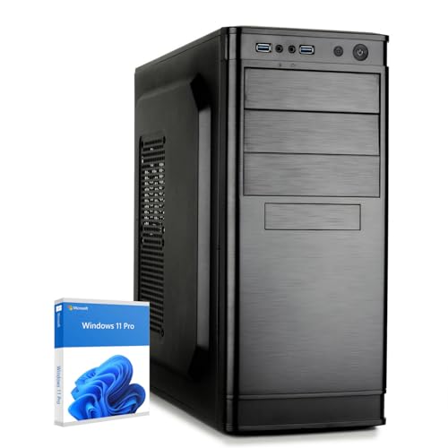 dcl24.de Office PC [19566] Intel Core i3-14100 4x4,70 GHz Turbo - H610, 500GB M.2 SSD, 16GB DDR5, UHD730, WLAN, Windows 11 Pro von dcl24.de