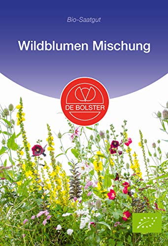 De Bolster Demeter zertifizierte Samen Wildblumenmischung, tolle Bienenweide, 3 Packungen Bio-Saatgut von de Bolster