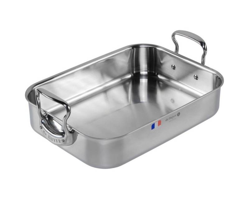 de Buyer Kochtopf Affinity Bratplatte Edelstahl 35X25 cm von de Buyer