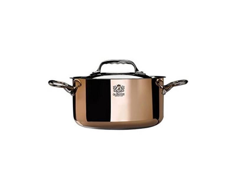 de Buyer Bratpfanne De Buyer GEMUSETOPF MIT DECKEL PRIMA MATERA 16CM, (Pfanne, Bratpfanne), Pfanne, Bratpfanne von de Buyer