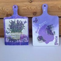 Satz Von 2 Schneidebretter, Schneidebrett, Provence Schneidebrett von deCoArtManufaktur