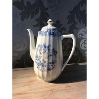 Kronester China Blau Porzellan Kaffeekanne von dePraalkamer