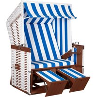Strandkorb Profi Nordsee Sylt PVC white Des. 991 von dekoVries GmbH