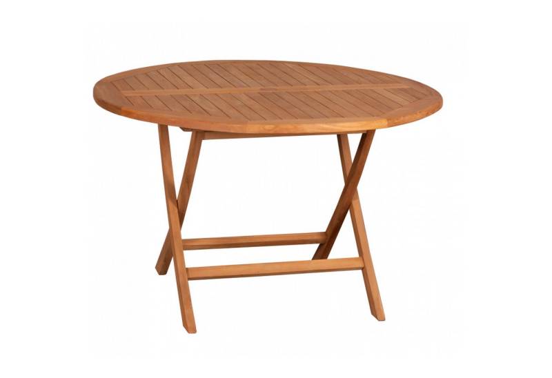 deVries Gartentisch deVries Klapptisch "WOODIE" aus Teakholz rund Größe ø120 x 75 cm von deVries