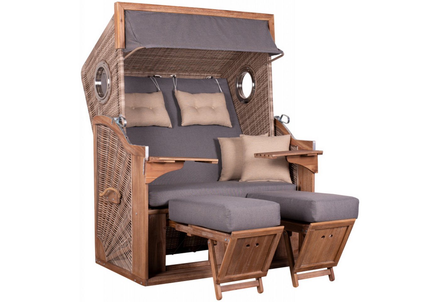 deVries Strandkorb TRENDY by deVries Strandkorb "TRENDY PURE GREENLINE 135XL" PE ant. deVries Strandkorb TRENDY by deVries Strandkorb "TRENDY PURE GREENLINE 135XL" PE ant. von deVries