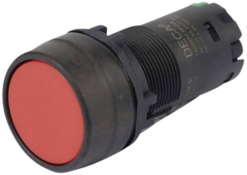 DECA CP2B-A1E10R Druckschalter 400 V 8 A Rot rastend (L x B x H) 29.9 x 20.5 x 55.5 mm 1 St. von deca