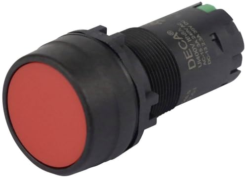 DECA CP2B-M1E10R Druckschalter 400 V 8 A Rot tastend (L x B x H) 29.9 x 20.5 x 55.5 mm 1 St. von deca