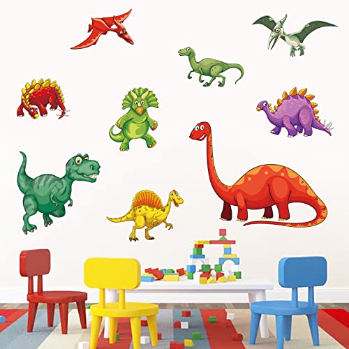 decalmile Wandtattoo Dinosaurier Wandsticker Tier Wandaufkleber Kinderzimmer Jungen Babyzimmer Wanddeko von decalmile