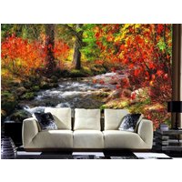 Baum Blätter Pflanzen Wald Herbst Foto Tapete Wandbild Home Poster Dekoration G Wandverkleidung, Wanddekoration Baum Blätter Pflanzen Wald Herbst Foto Tapete Wandbild Home Poster Dekoration G Wandverkleidung, Wanddekoration von decalsst