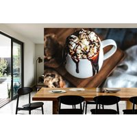 Coffee Chocolate Drink Food Wallpaper Wandbild Foto Restaurant Poster Dekoration Wandbedeckung, Wanddekoration Coffee Chocolate Drink Food Wallpaper Wandbild Foto Restaurant Poster Dekoration Wandbedeckung, Wanddekoration von decalsst