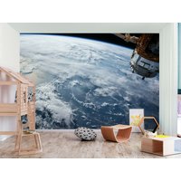 Erdansicht Cosmo Stars Sky Space Licht Wallpaper Wandbild Foto Schlafzimmer Deco Wandverkleidung, Wanddekoration von decalsst