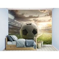 Fußballstadion Sport Himmel Tapete Wandbild Foto Kinderzimmer Poster Wandbedeckung, Wanddekoration von decalsst