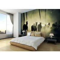 Pferd Pony Tier Baum Pflanzen Tapete Wandbild Foto Home Schlafzimmer Dekoration Wandbedeckung, Wanddekoration von decalsst