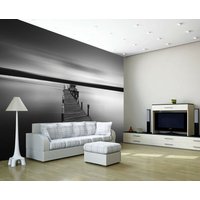 Pier Wasser Tapete See Natur Bild Wand Wandbilder Schlafzimmer Wohnzimmer Wandbedeckung, Wanddekoration von decalsst