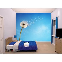 Pusteblumen Garten Tapete Schlafzimmer Bild Wandbild Foto Home Dekoration Wandbedeckung, Wanddekoration von decalsst