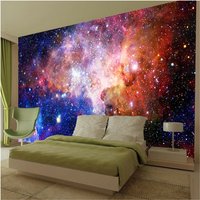 Space Galaxy Stars Planets Tapete Wandbild Kinderzimmer Home Poster Deko Wandbedeckung, Wanddekoration von decalsst