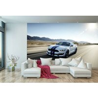 Super Sportwagen Ford Mustang Wallpaper Wandbild Foto Kinder Poster Diy Dekoration Wandbezug, Wanddekoration von decalsst