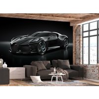 Super Sportwagen Schwarz Auto Tapete Wandbild Foto Poster Dekoration Wandbezug, Wanddekoration von decalsst