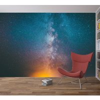 Weltraum Galaxie Sterne Planeten Tapete Wandbild Foto Kinder Schlafzimmer Home Deco Wandbedeckung, Wanddekoration von decalsst