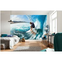 strand Surfen Meer Tapete Wand Wandbild Wave Ocean Sky Foto Sommer Wasser Poster Wandbedeckung, Wanddekoration von decalsst