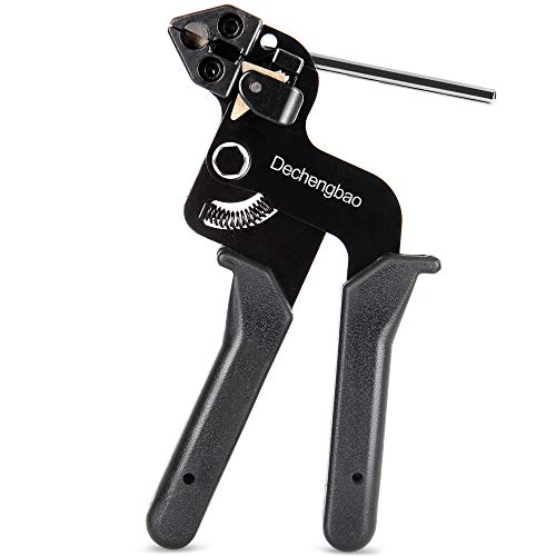 Kabelbinderpistole aus Metall, Kabelbinderpistole aus Edelstahl und Kabelbinderwerkzeug aus Metall, Kabelbinderwerkzeug für Kabelbinder aus Edelstahl, Kabelbinderpistole aus Metall von Dechengbao