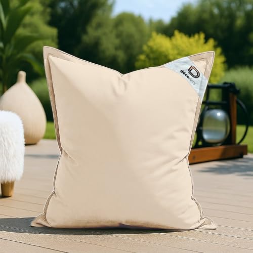 deco arts Bezug für Riesensitzsack, XL, 120 x 80 cm, für drinnen und draußen, abnehmbarer Bezug, UV-Schutz, Beige deco arts Bezug für Riesensitzsack, XL, 120 x 80 cm, für drinnen und draußen, abnehmbarer Bezug, UV-Schutz, Beige von deco arts