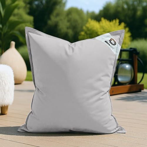 deco arts Bezug für Riesensitzsack XL, 120 x 80 cm, für drinnen und draußen, abnehmbarer Bezug, UV-Schutz, Kieselgrau deco arts Bezug für Riesensitzsack XL, 120 x 80 cm, für drinnen und draußen, abnehmbarer Bezug, UV-Schutz, Kieselgrau von deco arts