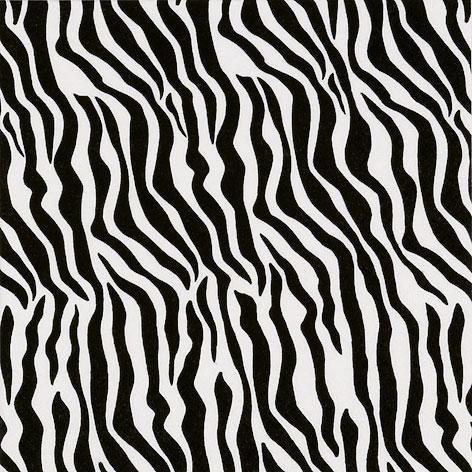 Servietten, Zebra-Motiv, schwarz-weiß, 20 Stück, 33x33cm, NEUHEIT von deco-discount