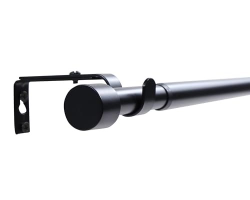 Deco-Raum Gardinenstange ausziehbar Schwarz Matt 70-120 cm Ø 16/19 mm Vorhangstangenset mit verstellbaren Träger Vorhangstange Fenster Wand Deco-Raum Gardinenstange ausziehbar Schwarz Matt 70-120 cm Ø 16/19 mm Vorhangstangenset mit verstellbaren Träger Vorhangstange Fenster Wand von deco-raum