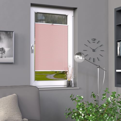 Deco-Raum Plissee auf Maß Rosa Fenster Plisseerollo Faltstore Jalousie Sonnenschutz Sichtschutz lichtdurchlässig Rollo für Fenster & Tür B:61-70 cm, H: 101-150 cm Deco-Raum Plissee auf Maß Rosa Fenster Plisseerollo Faltstore Jalousie Sonnenschutz Sichtschutz lichtdurchlässig Rollo für Fenster & Tür B:61-70 cm, H: 101-150 cm von deco-raum