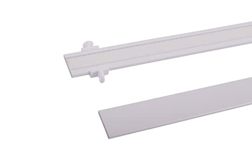 deco-raum Paneelwagen Weiß 45cm 1 Stück aus Aluminium mit Klettband kürzbar für Gardinenschienen Universal mit Gleiter und Flachbeschwerung 20x3mm deco-raum Paneelwagen Weiß 45cm 1 Stück aus Aluminium mit Klettband kürzbar für Gardinenschienen Universal mit Gleiter und Flachbeschwerung 20x3mm von deco-raum