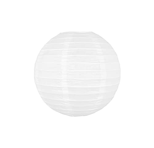 Papierlaternen/Lampion 3er Set - 15cm Weiß | Hochzeit | Geburtstag | Dekoration | Partydeko von decomazing