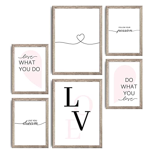 decomonkey | 6er Poster Set OHNE Bilderrahmen | Motivation Abstrakt | 4 x DIN A4 & 2 x DIN A3 | Wohnzimmer Schlafzimmer Wandposter Blider Collage Modern Wanddeko Sprüche Line Art Schwarz Weiß decomonkey | 6er Poster Set OHNE Bilderrahmen | Motivation Abstrakt | 4 x DIN A4 & 2 x DIN A3 | Wohnzimmer Schlafzimmer Wandposter Blider Collage Modern Wanddeko Sprüche Line Art Schwarz Weiß von decomonkey