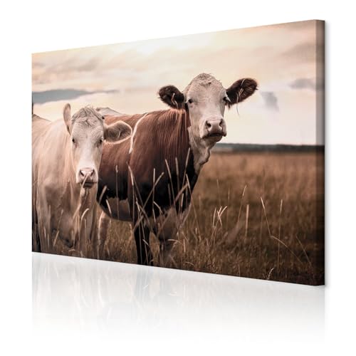 decomonkey Akustikbild Kuh 120x80 cm 1 Teilig Leinwand Modern Bilder Wandbilder XXL Schallschlucker Schallschutz Akustikdämmung Wandbild Deko Leise Tiere Natur Wiese Bauernhof Sepia decomonkey Akustikbild Kuh 120x80 cm 1 Teilig Leinwand Modern Bilder Wandbilder XXL Schallschlucker Schallschutz Akustikdämmung Wandbild Deko Leise Tiere Natur Wiese Bauernhof Sepia von decomonkey