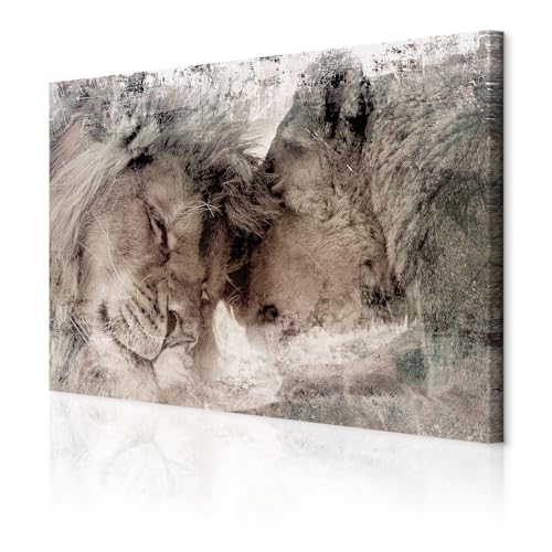 decomonkey Akustikbild Löwe Afrika 90x60 cm 1 Teilig Leinwand Modern Bilder Wandbilder XXL Schallschlucker Schallschutz Akustikdämmung Wandbild Deko Leise Tiere Wildlife Natur Grau decomonkey Akustikbild Löwe Afrika 90x60 cm 1 Teilig Leinwand Modern Bilder Wandbilder XXL Schallschlucker Schallschutz Akustikdämmung Wandbild Deko Leise Tiere Wildlife Natur Grau von decomonkey