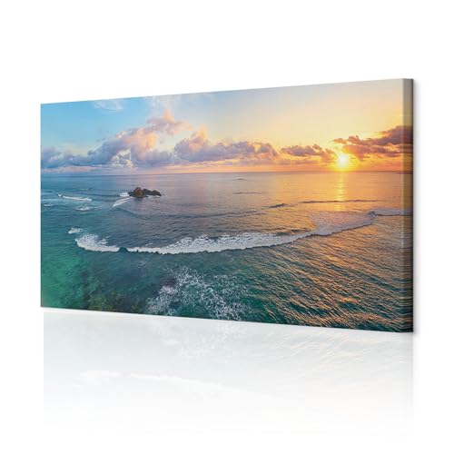 decomonkey Akustikbild Meer Landschaft 120x40 cm 1 Teilig Leinwand Modern Bilder Wandbilder XXL Schallschlucker Schallschutz Akustikdämmung Wandbild Deko Leise Strand Natur decomonkey Akustikbild Meer Landschaft 120x40 cm 1 Teilig Leinwand Modern Bilder Wandbilder XXL Schallschlucker Schallschutz Akustikdämmung Wandbild Deko Leise Strand Natur von decomonkey