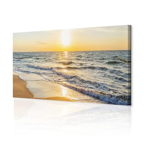 decomonkey Akustikbild Strand und Meer 120x40 cm 1 Teilig Leinwand Modern Bilder Wandbilder XXL Schallschlucker Schallschutz Akustikdämmung Wandbild Deko Leise Landschaft Natur decomonkey Akustikbild Strand und Meer 120x40 cm 1 Teilig Leinwand Modern Bilder Wandbilder XXL Schallschlucker Schallschutz Akustikdämmung Wandbild Deko Leise Landschaft Natur von decomonkey