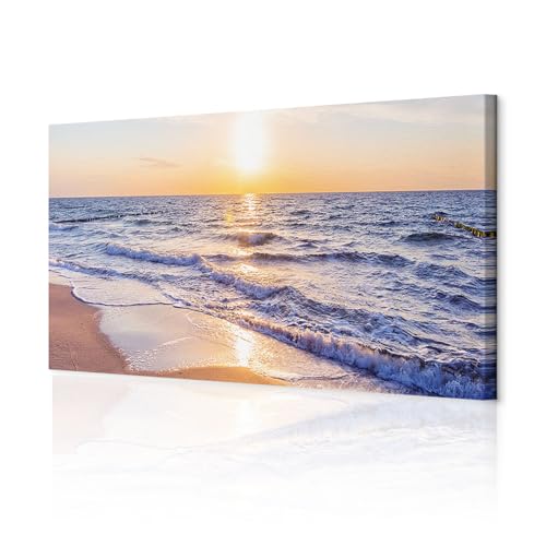 decomonkey Akustikbild Strand und Meer 120x40 cm 1 Teilig Leinwand Modern Bilder Wandbilder XXL Schallschlucker Schallschutz Akustikdämmung Wandbild Deko Leise Landschaft Natur decomonkey Akustikbild Strand und Meer 120x40 cm 1 Teilig Leinwand Modern Bilder Wandbilder XXL Schallschlucker Schallschutz Akustikdämmung Wandbild Deko Leise Landschaft Natur von decomonkey