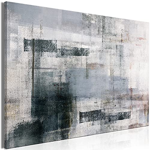 decomonkey Bilder Abstrakt 60x40 cm 1 Teilig Leinwandbilder Bild auf Leinwand Vlies Wandbild Kunstdruck Wanddeko Wand Wohnzimmer Wanddekoration Deko Modern Kunstloft von decomonkey