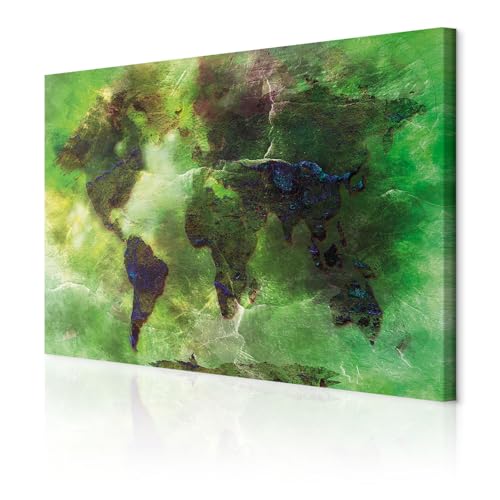 decomonkey Bilder Abstrakt Weltkarte 90x60 cm 1 Teilig Leinwandbilder Bild auf Leinwand Vlies Wandbild Kunstdruck Wanddeko Wand Wohnzimmer Wanddekoration Deko Modern Landkarte Beton grün gelb decomonkey Bilder Abstrakt Weltkarte 90x60 cm 1 Teilig Leinwandbilder Bild auf Leinwand Vlies Wandbild Kunstdruck Wanddeko Wand Wohnzimmer Wanddekoration Deko Modern Landkarte Beton grün gelb von decomonkey