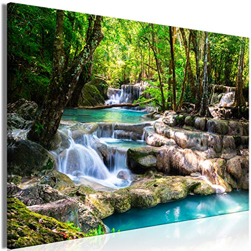 decomonkey | Mega XXXL Bilder Wasserfall | Wandbild Leinwand 170x85 cm Selbstmontage DIY Einteiliger XXL Kunstdruck zum aufhängen | Wald Natur Landschaft decomonkey | Mega XXXL Bilder Wasserfall | Wandbild Leinwand 170x85 cm Selbstmontage DIY Einteiliger XXL Kunstdruck zum aufhängen | Wald Natur Landschaft von decomonkey