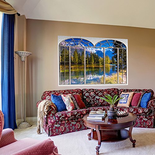 decomonkey | Optische Täuschung | Weitblick Fensterblick 3D Wandillusion ca 140x100 cm Wandbild Fototapete Tapete Poster XXL Vlies Leinwand Bilder Dekoration TOC0039aM decomonkey | Optische Täuschung | Weitblick Fensterblick 3D Wandillusion ca 140x100 cm Wandbild Fototapete Tapete Poster XXL Vlies Leinwand Bilder Dekoration TOC0039aM von decomonkey